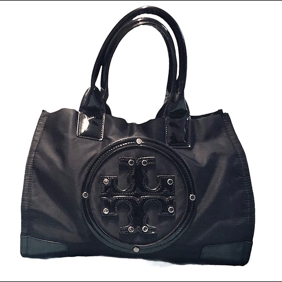 Tory Burch Handbags - TORY BURCH ELLE BLACK TOTE